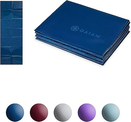 gaiam foldable yoga mat