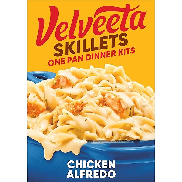 VELVEETA SKILLETS CHICKEN ALFREDO ONE PAN DINNER KIT,...