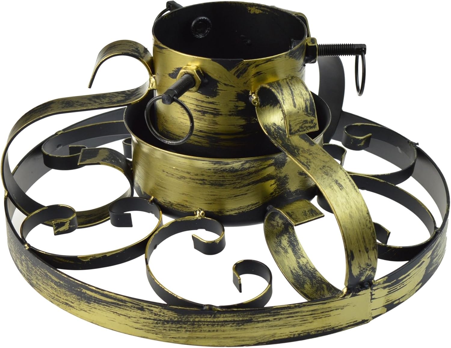 Harbour Housewares Traditional Hand Painted Metal Christmas Tree Stand