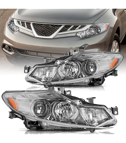 Amazon.com: JSBOYAT Halogen Headlight Assembly Pair Fit for 2009