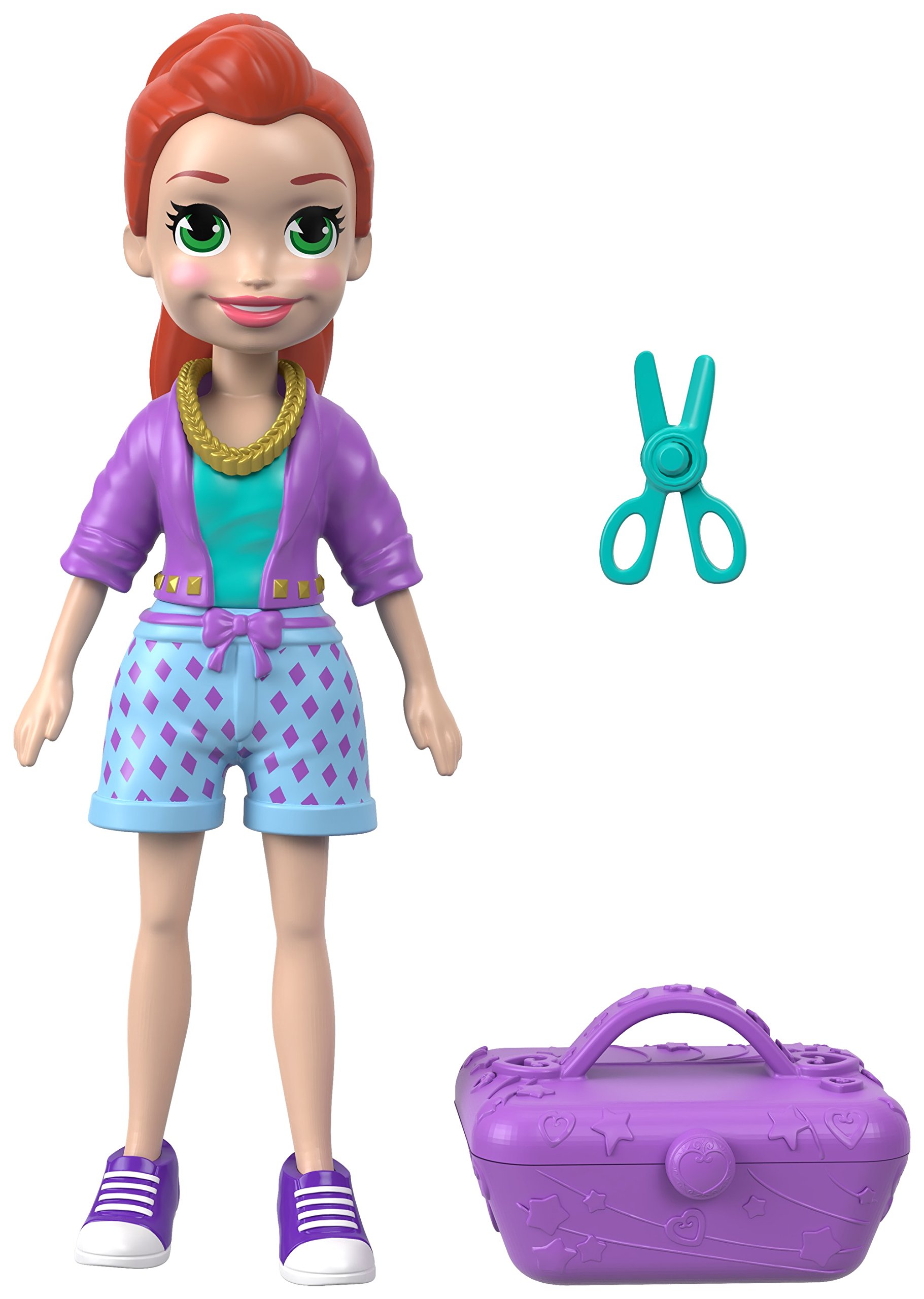 Mattel Polly Pocket Active Pose Doll - Cute Lili Totes