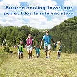 Sukeen 4 Pack Cooling Towel 40x12 Ice Towel Microfiber Yoga Sport Gym view 9
