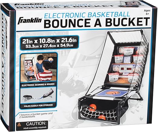 electronic basketball bounce and score