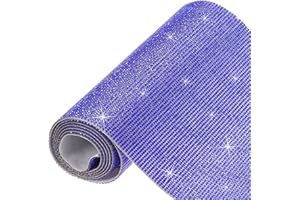 MECCANIXITY 40500 Pcs Bling Crystal Rhinestone Sheet Self-Adhesive Rhinestone Diamond Gems Sticker 39.4 x 7.9 Inch DIY Car De