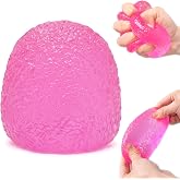 Squishy Pink Stress Relief Ball, Super Squishy Ball Vase Filler for Adults | Soft Pink Sensory Stress Ball, Solid Squishy Stress for Anxiety Relief, Ideal for Christmas Gifts &amp; Birthday Party Favors