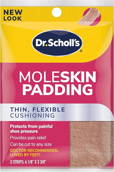 Dr. Scholl's Scholl Moleskin Plus CS6 Brand Self-Adhesive Pads