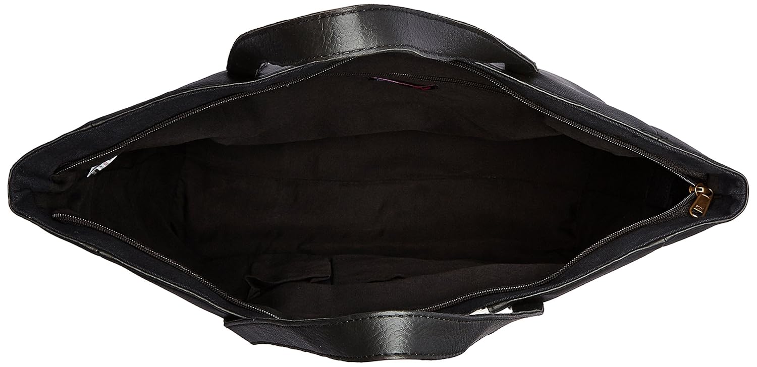 kanvas katha women's tote bag (black) ()