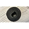 XCEL - 5 Rolls of Foam Rubber Strips with Adhesive Each Roll 39" x 1-3/4" x 1/8" Weather Stripping Foam Seal Tape