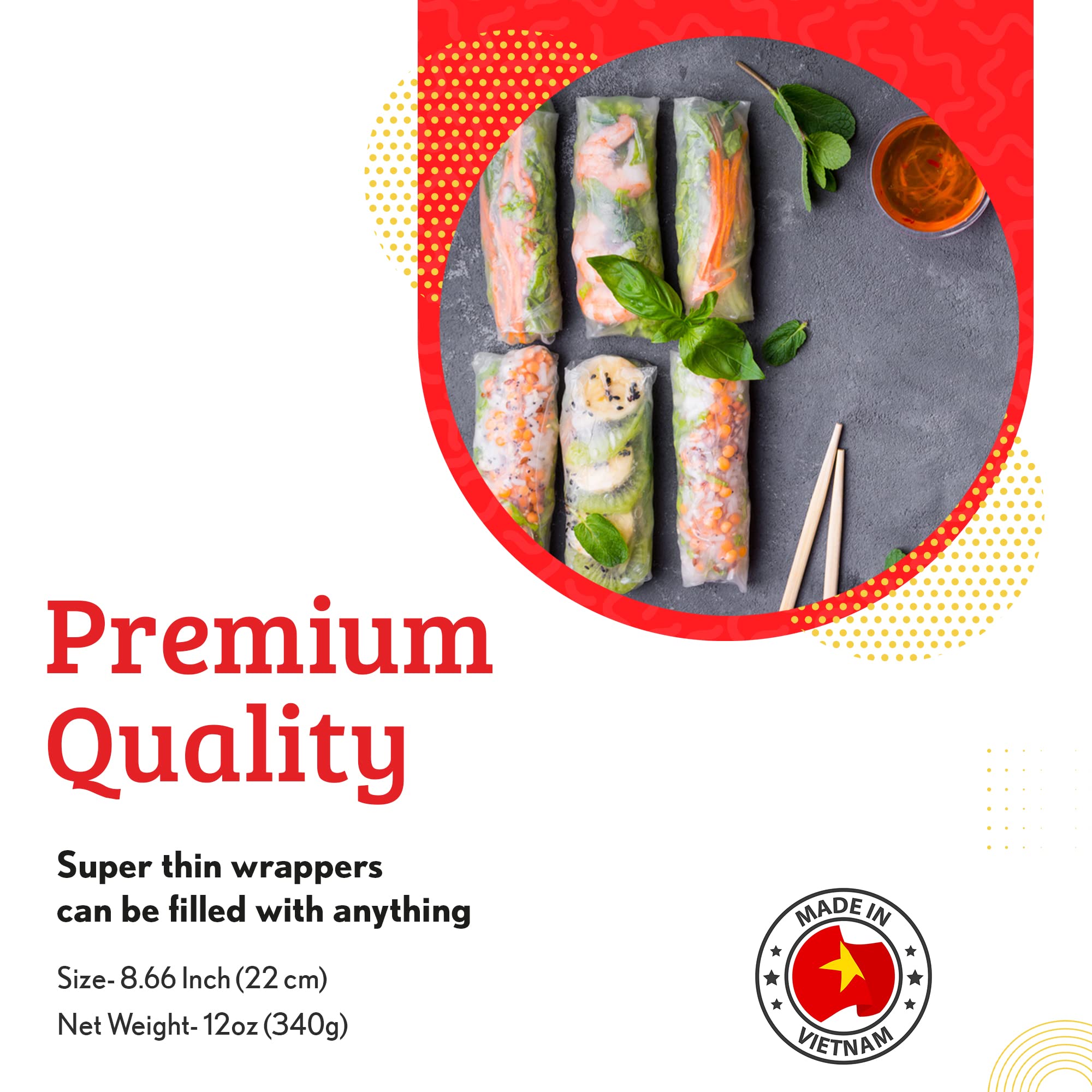 Mua Cathay Fresh Spring Roll Rice Paper Wrappers, Rice Paper Wrappers ...