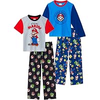 Pigiama Corto Super Mario Per Ragazzo – 100% Cotone Jersey – Taglie Da 7 A 15 Anni – Nuovo - Foto 2
