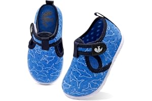 FEETCITY Boys Girls Water Shoes Kids Aqua Socks Quick Dry Barefoot for Beach Swimming Pool
