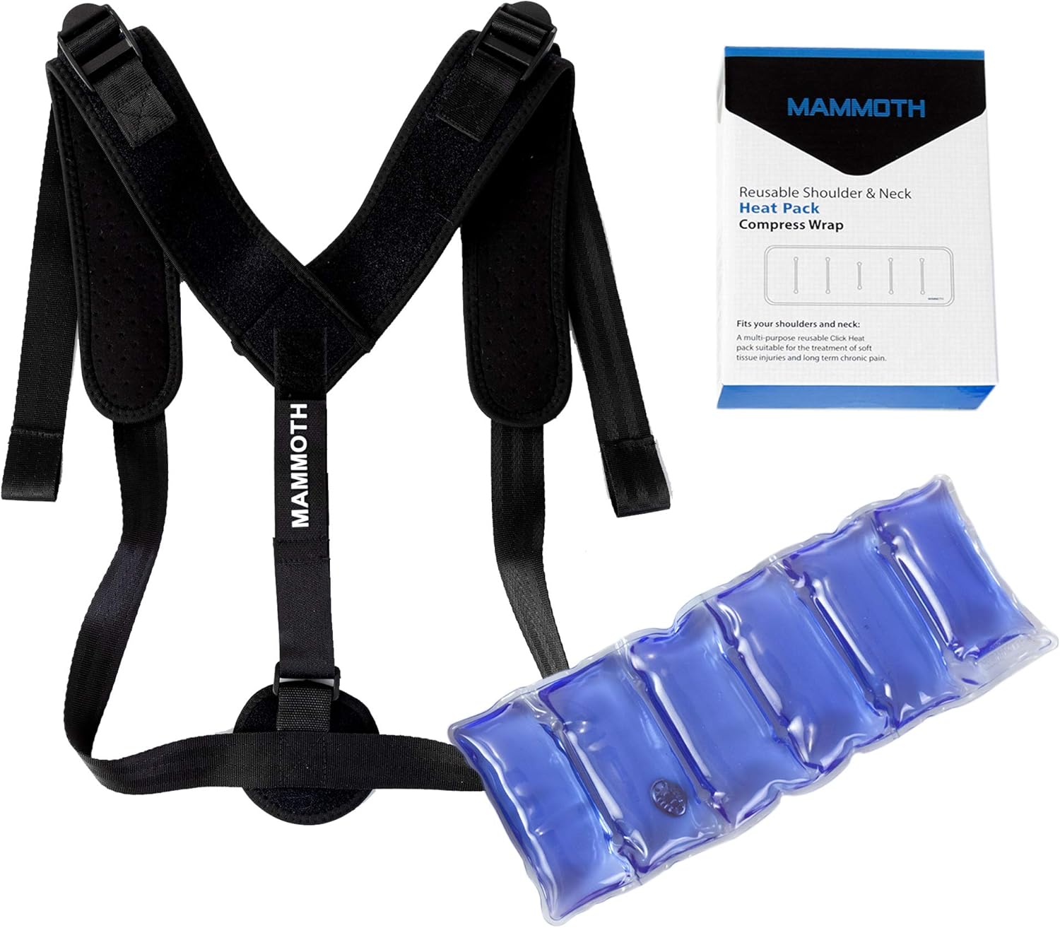 Back Posture Corrector with Bonus Instant Reusable Heat