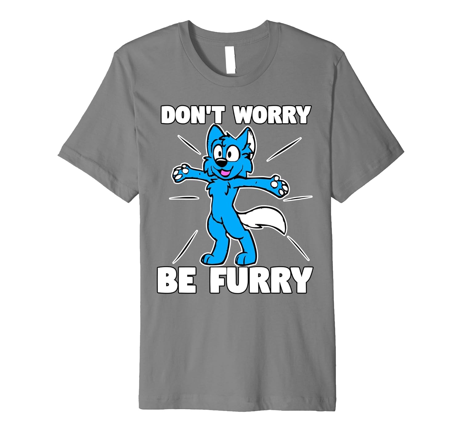 Furry Fandom Shirt Don't Worry Be Furry Shirt Wolf Shirt Fox-ANZ