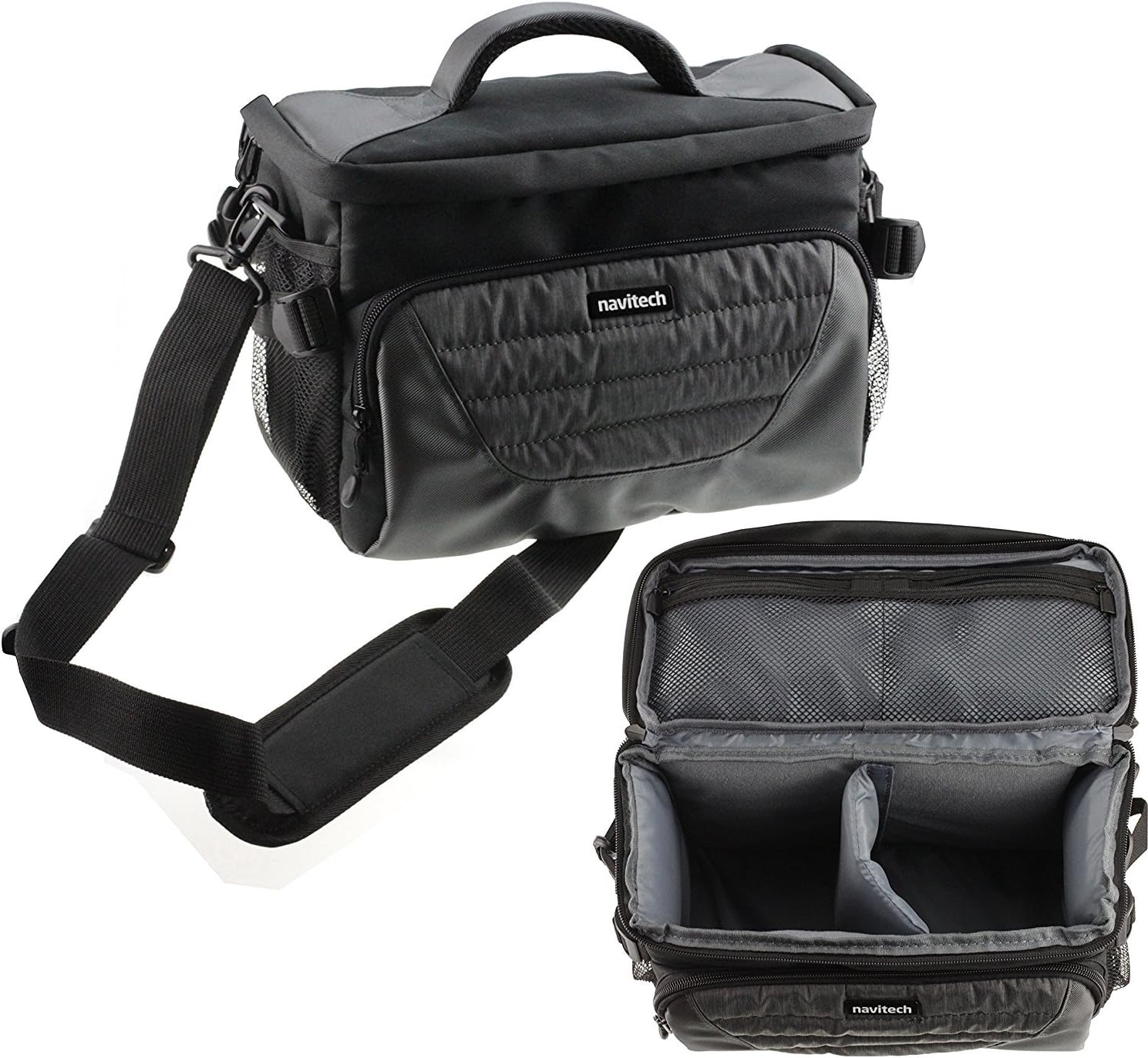 Navitech Grey Case Cover Shoulder bag Compatible With The STAR WARS BB-9E app-enabled droid with docking station