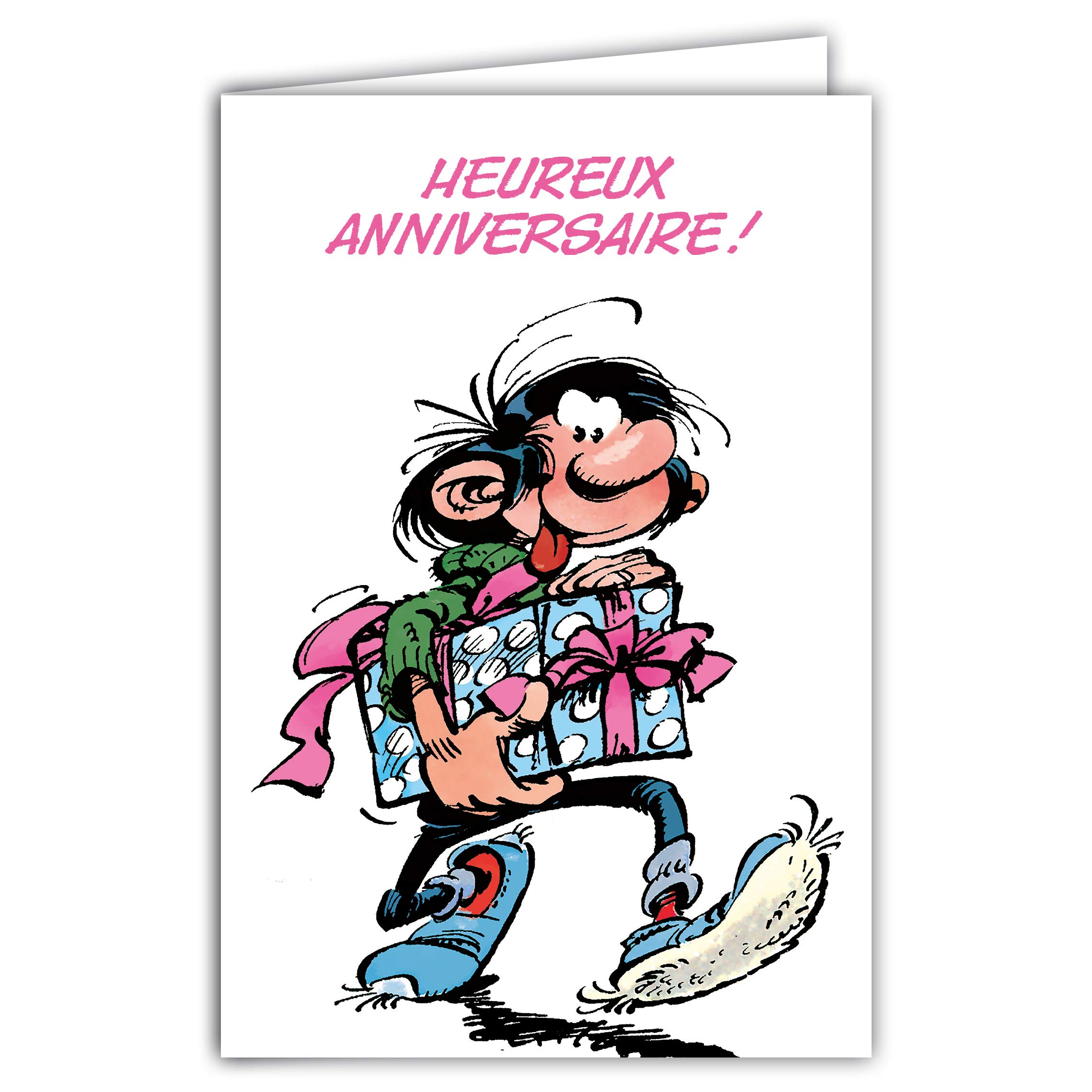 Gaston Lagaffe Birthday Card Gift