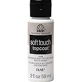 FolkArt Acrylic Craft Paint Softtouch Top Coat, 2 oz, Clear
