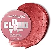 Maybelline Cloudtopia Blush for Cheeks and Lip Mousse,  Enchanted Mauve | Ultra-Vivid, Pigmented Formula for Up to 14HR of Blush and Lip Makeup Color, Buildable &amp; Blendable, Blurred, Matte Finish