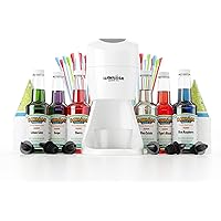 Hawaiian Shaved Ice S900A Shaved Ice and Snow Cone Machine with 6 Flavor Syrup Pack and Accessories