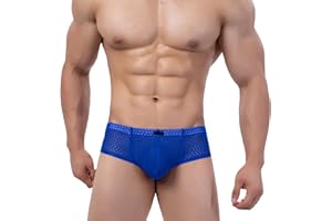 Men's Lace Cheeky Thong Sexy Mesh Mini Cheek Underwear Low Rise Brazilian Back Mens Underpanty for Men