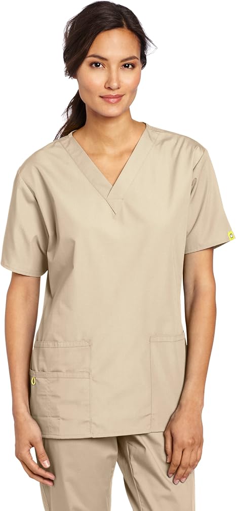 Amazon.com: WonderWink Women's Plus Size Scrubs Bravo 5-Pocket V-Neck Top: Medical Scrubs Shirts 