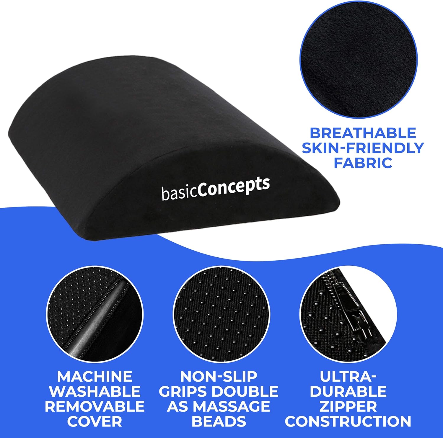 Foot Rest Under Desk (Comfort Guaranteed), Ergonomic Under Desk Footrest for Office or Home, Desk Foot Rest (Soft but Firm), Foot Stool Under Desk (Machine Washable Cover), Office Foot Rest Under Desk: Furniture & Decor