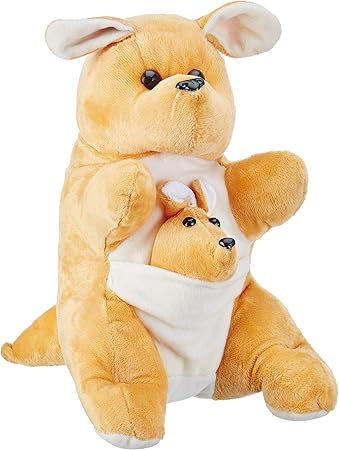 Deals India Mother and Baby Kangaroo, Beige