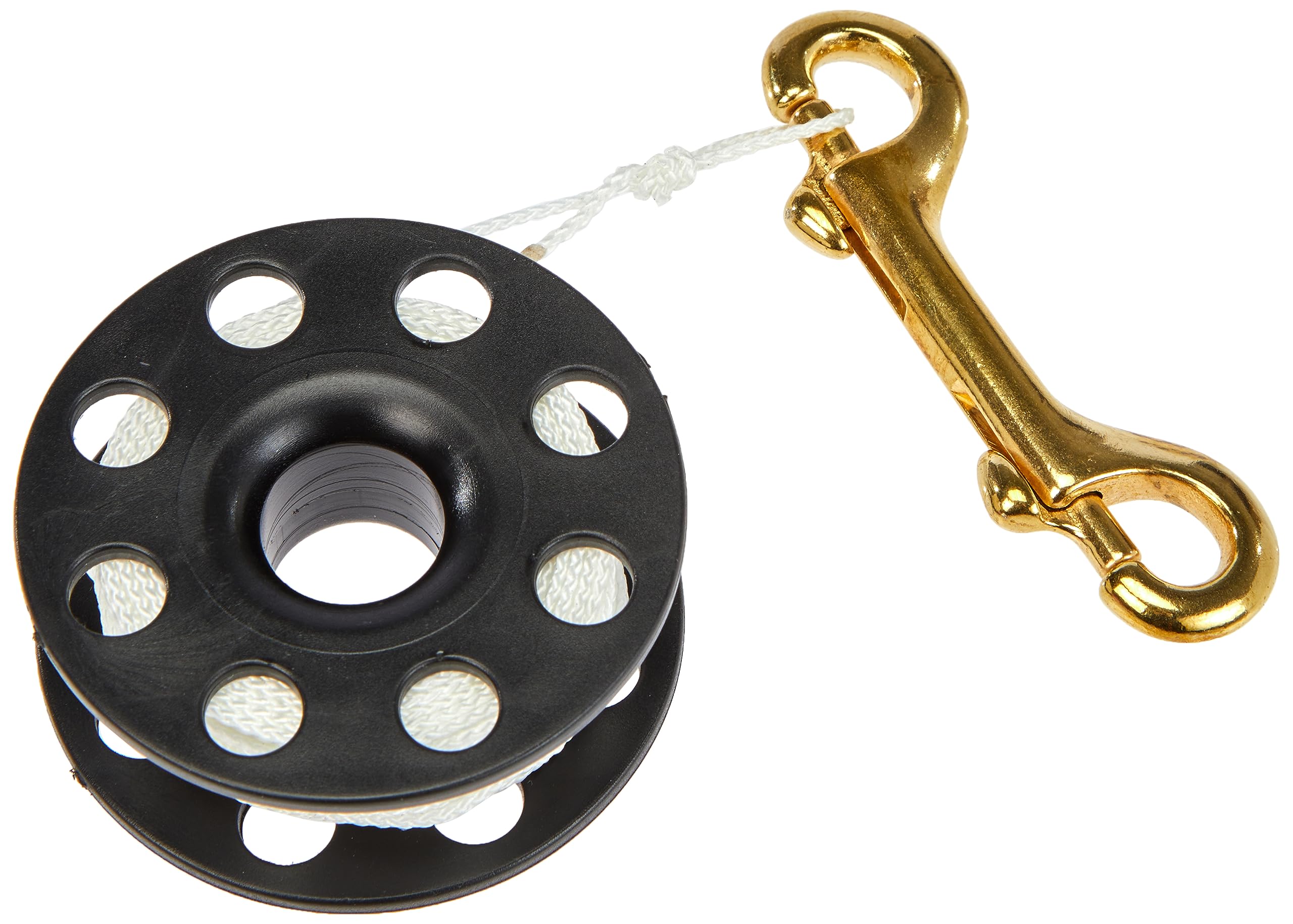 Best Divers Finger Reel Carabiner Brass 15 m