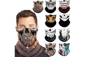GDLPENGRU Neck Gaiter Face Cover Gator Mask Bandana Scarf Neck Warmer Balaclava Headband Headwear Head Wrap for Outdoors