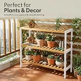 KEPLIN 3 Tier Bamboo Shoe Rack Small Space Easy Assembly 9 Pairs 55x70x25cm view 6