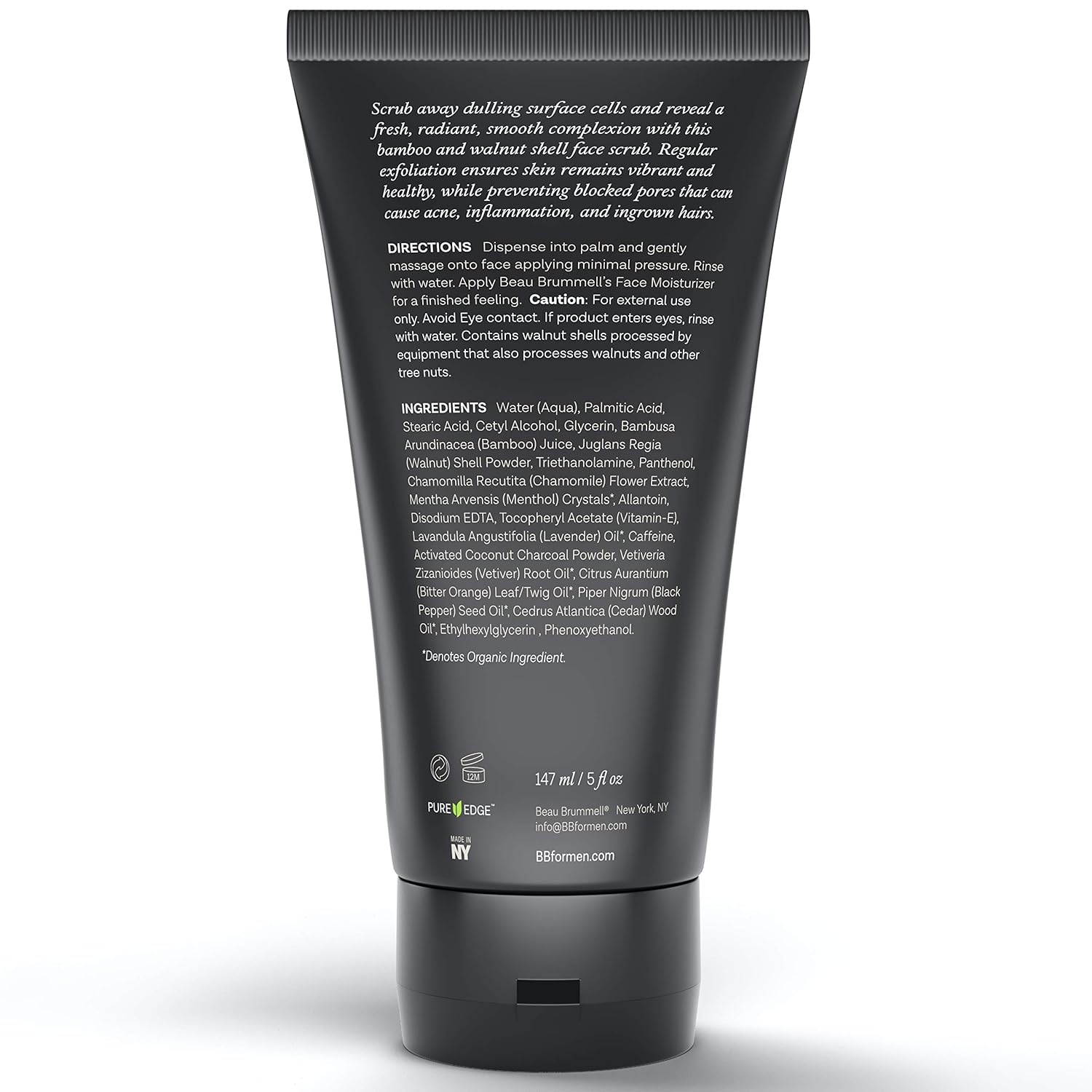 Amazon Com Men S Facial Scrub By Beau Brummell Exfoliating