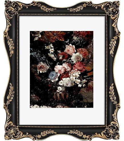 Amazon.com - FJXMFRAME 11x14 Vintage Picture Frame Black Baroque