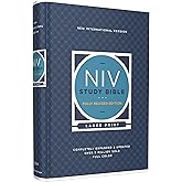 NIV Study Bible, Fully Revised Edition (Study Deeply. Believe Wholeheartedly.), Large Print, Hardcover, Red Letter, Comfort Print