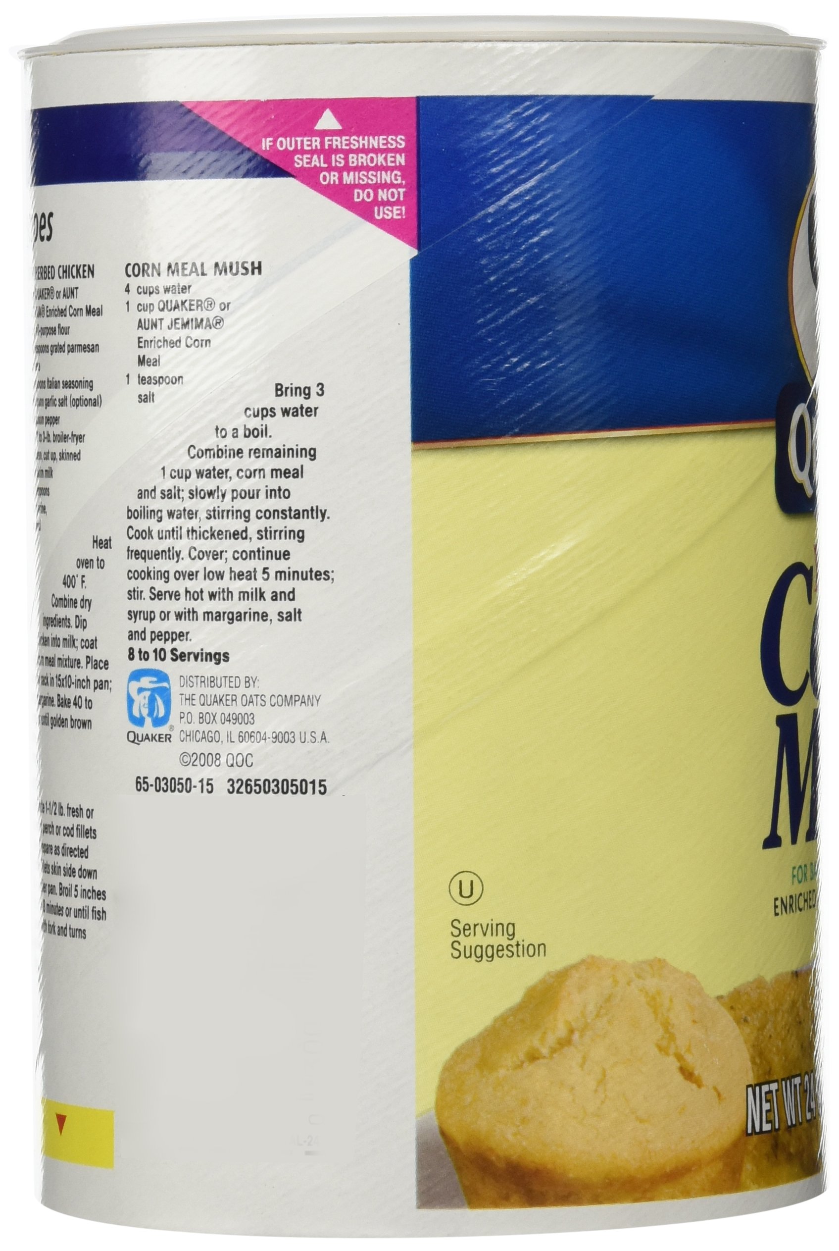 Quaker Yellow Corn Meal 24 oz pack of 2 Buy Online in UAE. Grocery