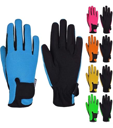 Gants D'équitation PRI Dos Crochet - Taille 10 - Modèle G3066 - Neufs