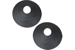 KAZFFD 14136 Waterproof Rain Collar for No-Calk Roof Flashings - 1.5"-3" Adjustable Size, Black(14136-2Pcs)