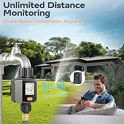 Diivoo WiFi Water Flow Meter, Smart Flow Meter for