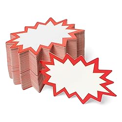 Starburst Signs with Stickers 200pcs | Sale Price