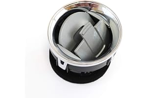 Red Hound Auto Front Interior Dashboard Louvre Chrome AC Heater Air Vent Compatible with Ford F-150 F150 2009-2014