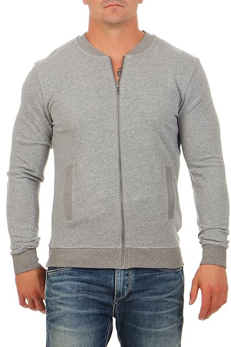Happy Clothing Bomberjacke aus Baumwolle mit Reißverschlusstaschen, Fliegerjacke Pilotenjacke College Baseball