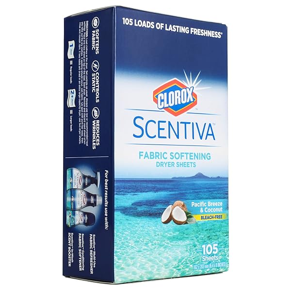 CLOROX SCENTIVA LAUNDRY CARE | DRYER SHEETS, FABRIC...
