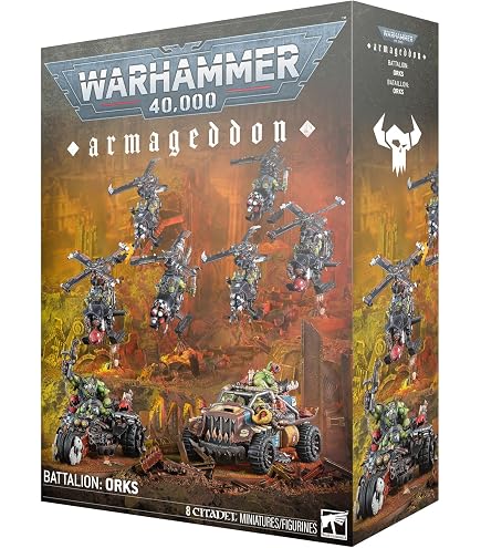 Amazon.com: Games Workshop Warhammer 40k - Ork Boyz (2018), Multi