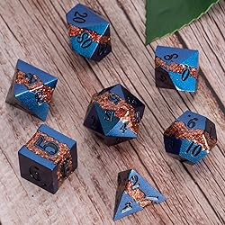 Large Stripe Metal Dice DND,Metallic Solid Crack
