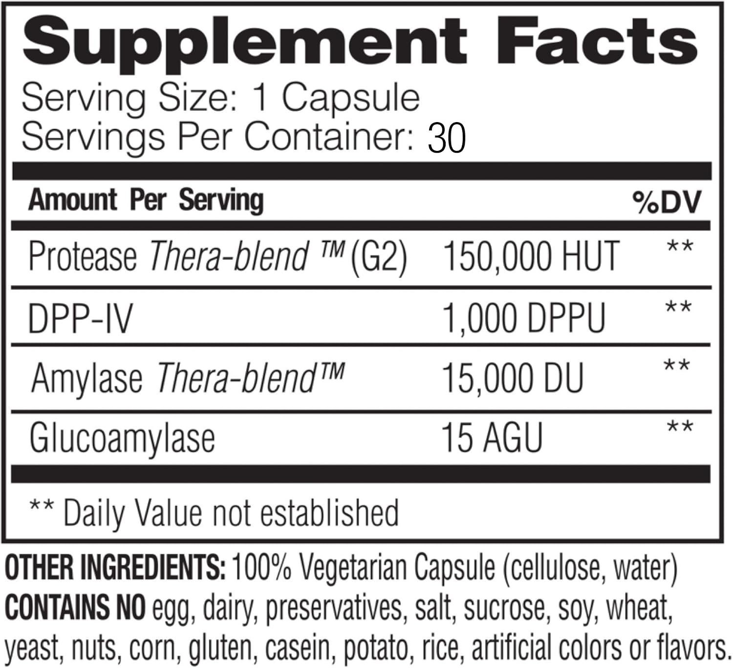 ENZYMEDICA - GlutenEase Extra Strength (30 Capsules), 30 count (Pack of 1) - Image 3