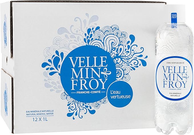 Velleminfroy Eau Minérale Naturelle Plate 12 X 1 L