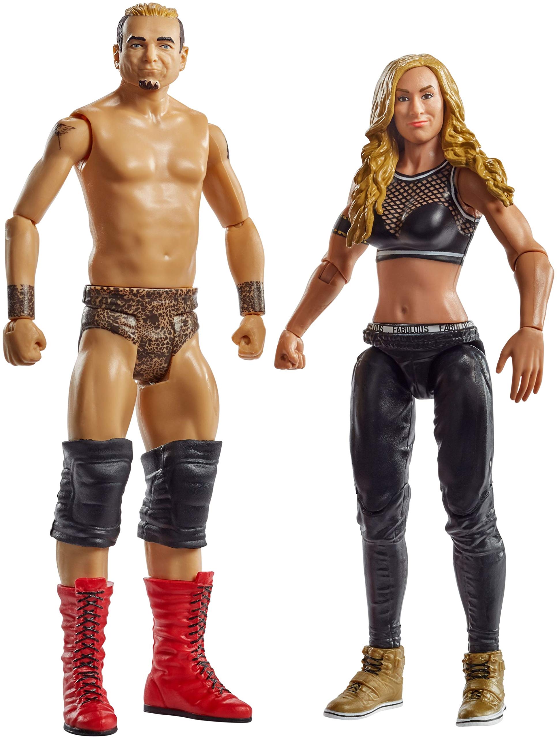 WWE MATTEL FMF82 Carmella/James Ellsworth Battle Pack Figure, Multi-Colour