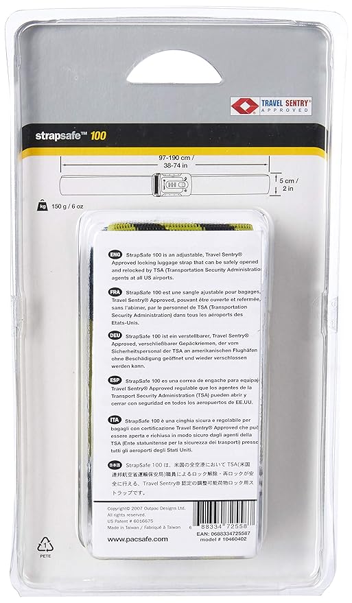 pacsafe strapsafe 100