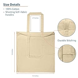 Economical Cotton Tote Bag, 6 | 8