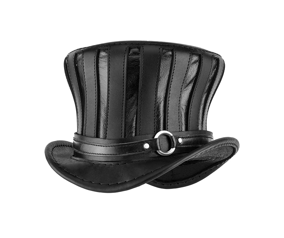 steampunk hat leather