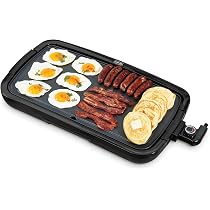 Amazon.com: DASH Everyday plancha eléctrica antiadherente de lujo ...