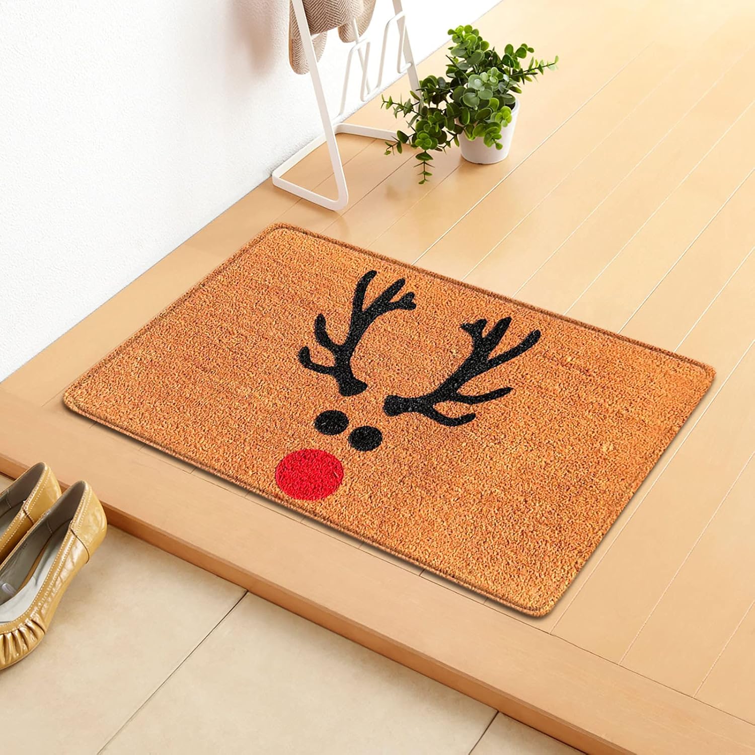 Tree Trays & Mats - Christmas Decorations, Christmas Door Mat Cartoon Gnome Floor Mat Hallway Kitchen Foot Mat Soft Carpet for Xmas Holiday Wedding Party Decorations Home Festival Decors